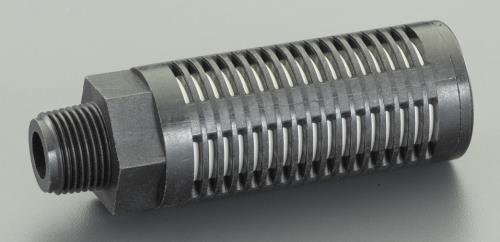 エスコ EA153SK-11 R  1/4サイレンサー(高消音/難燃) 1個 （ご注文単位1個）【直送品】