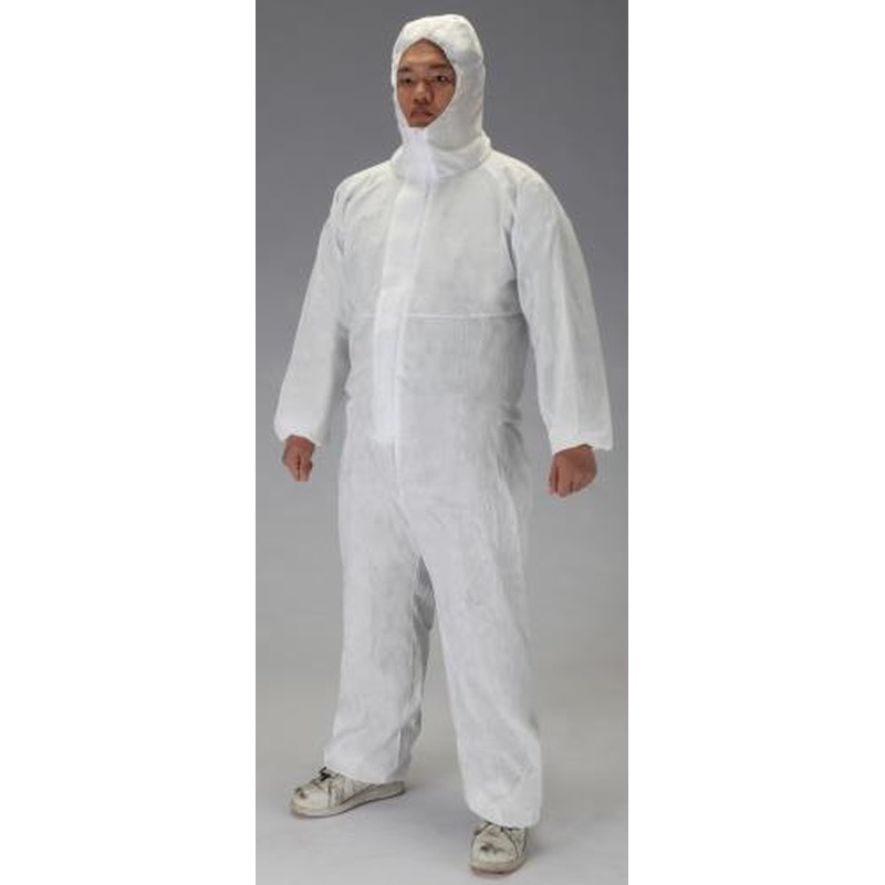 エスコ EA996BA-21[M]防護服(使い捨て/除染用) 1個（ご注文単位1個）【直送品】