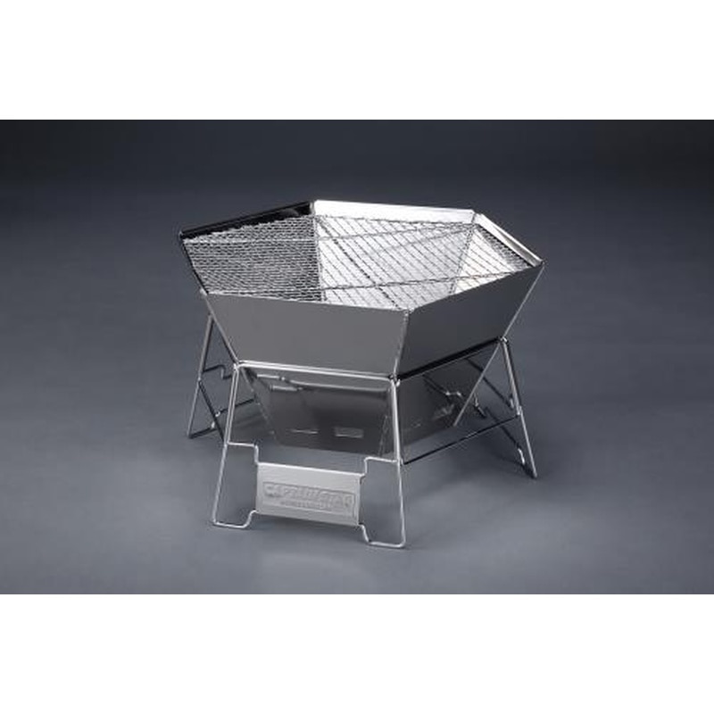 エスコ EA913LD-11 475x410x300mmバーベキューグリル(ステンレス製) 1個（ご注文単位1個）【直送品】