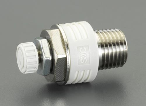 エスコ EA153SK-74 R  3/8排気絞り弁(サイレンサ付) 1個 （ご注文単位1個）【直送品】