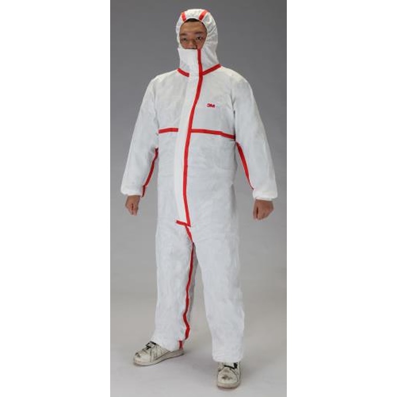 エスコ EA996BA-44[3L]防護服(使い捨て/ダイオキシン作業用) 1個（ご注文単位1個）【直送品】