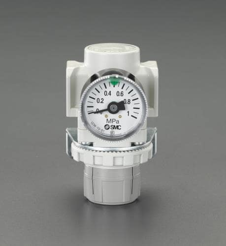 エスコ EA153SR-1 Rc 1/8エアーレギュレーター(ブラケット付) 1個 （ご注文単位1個）【直送品】