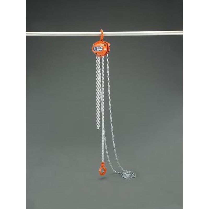 エスコ EA987CK-8 1.0tonx8.0mチェーンブロック 1個（ご注文単位1個）【直送品】