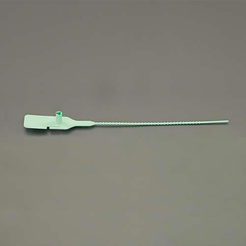 エスコ EA475MK-1 封印セキュリティタイ(100本/緑) 1個(ご注文単位1個)【直送品】