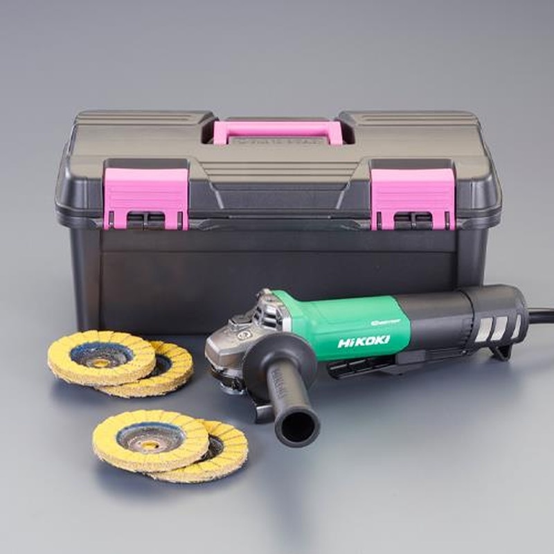 エスコ EA809BJ-20A 100mm/1050W電子ディスクグラインダーセット 1個(ご注文単位1個)【直送品】