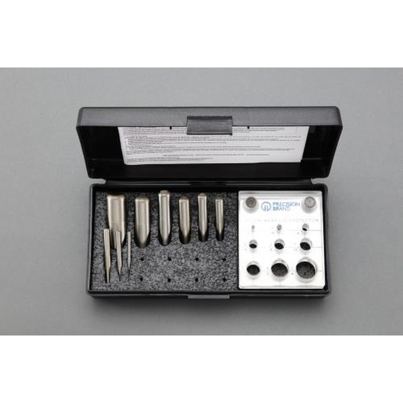 エスコ EA576AD-3 1/8”-3/4”パンチ＆ダイスセット 1個（ご注文単位1個）【直送品】
