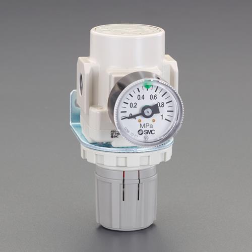 エスコ EA153SR-22B Rc 1/4エアーレギュレーター(ブラケット付) 1個 （ご注文単位1個）【直送品】