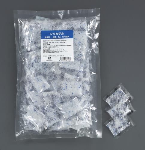 エスコ EA941A-41 60x50mm シリカゲル乾燥剤(100個) 1袋 （ご注文単位1袋）【直送品】
