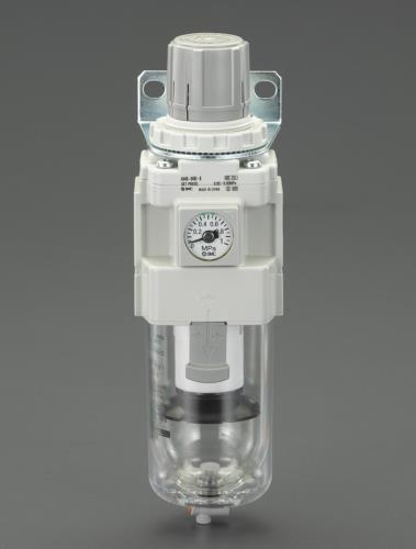 エスコ EA153SL-23B Rc 3/8減圧弁(エアーフィルター/ブラケット付) 1個 （ご注文単位1個）【直送品】