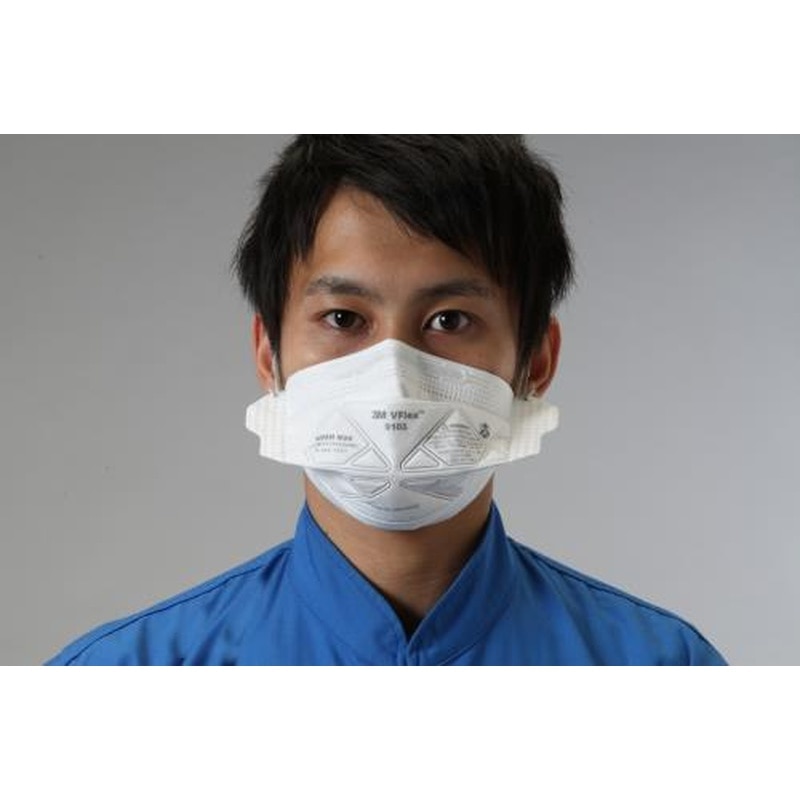 エスコ EA800ND-3[N95]マスク(折りたたみ/50枚) 1個（ご注文単位1個）【直送品】