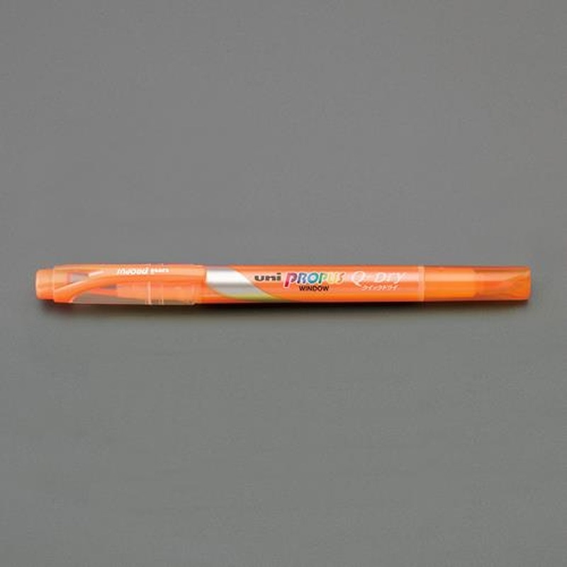エスコ EA765MH-42[オレンジ/太・細]蛍光ペン 1個（ご注文単位1個）【直送品】