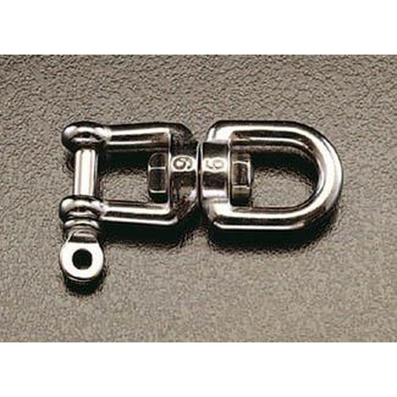 エスコ EA638FC-8 490kg/92mmEye＆Jawスイベル(ステンレス製) 1個（ご注文単位1個）【直送品】