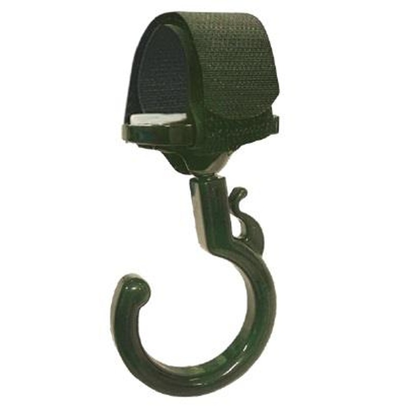 エスコ EA951DV-2 20~40mm/25mmベルト付回転フック(OD色) 1個(ご注文単位1個)【直送品】