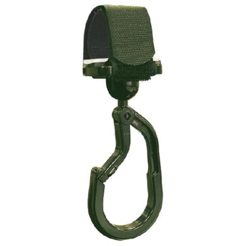 エスコ EA951DV-3 20~40mm/25mmベルト付回転カラビナ(OD色) 1個(ご注文単位1個)【直送品】