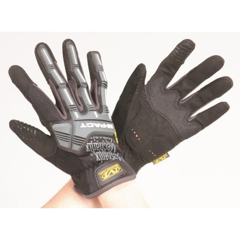 エスコ EA353BW-81[S]メカニクスグローブ(合成革/黒) 1個（ご注文単位1個）【直送品】