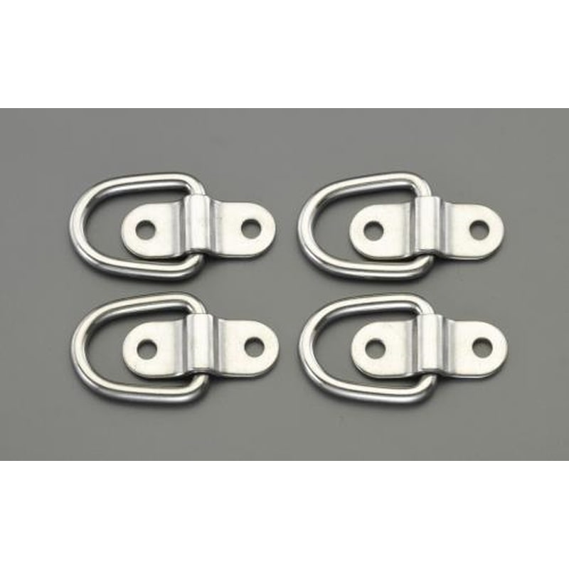 エスコ EA638BT-11 38.1mmウォール金具(ステンレス製/4個) 1個（ご注文単位1個）【直送品】