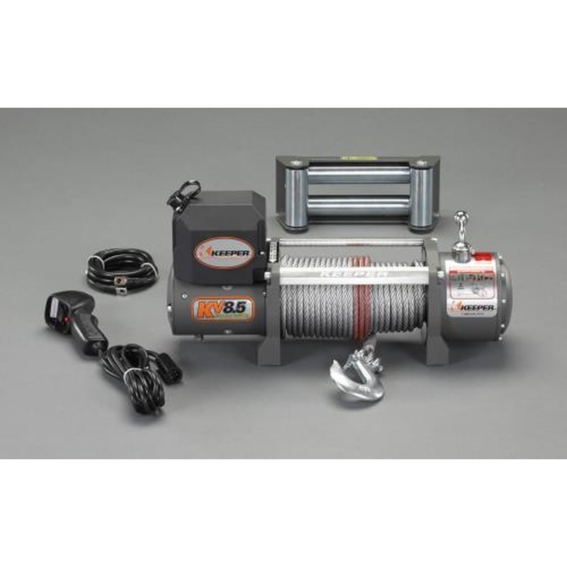 エスコ EA840DK-8 DC12V/3856kg電動ウィンチ(直流) 1個（ご注文単位1個）【直送品】