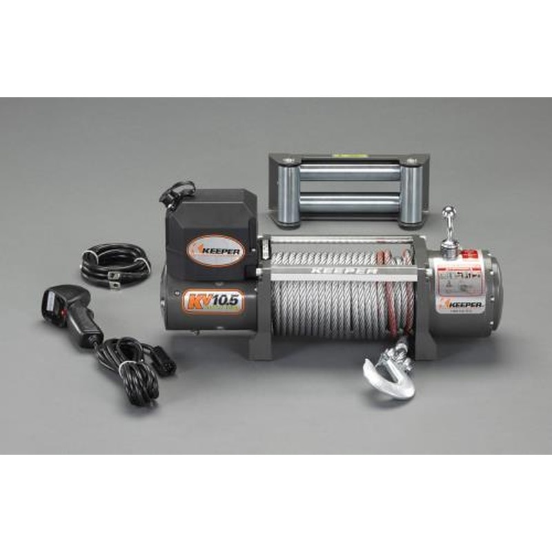 エスコ EA840DK-10 DC12V/4763kg電動ウィンチ(直流) 1個（ご注文単位1個）【直送品】