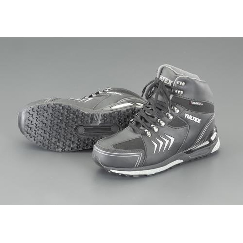 エスコ EA998TK-25 25.0cm防水セーフティシューズ(ブラック) 1個(ご注文単位1個)【直送品】