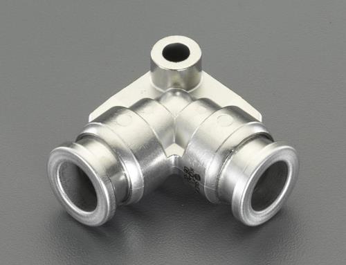 エスコ EA425WF-6 6mm ユニオン(エルボ/ステンレス製) 1個 （ご注文単位1個）【直送品】