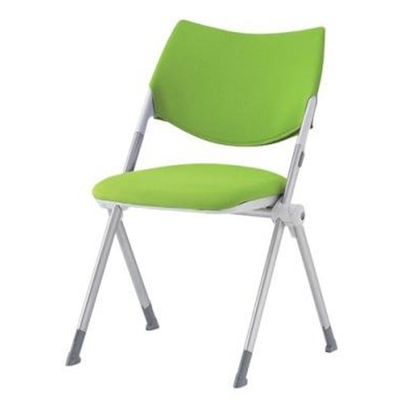 エスコ EA956XE-41 折畳み椅子(グリーン) 1個(ご注文単位1個)【直送品】