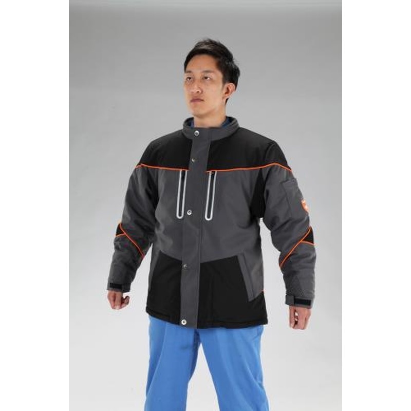 エスコ EA915GD-43[L]防寒ジャケット(黒/灰) 1個（ご注文単位1個）【直送品】