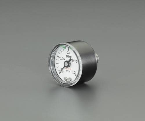エスコ EA729A-47 R1/4/0-0.4MPa 圧力計(クリーンルーム用) 1個 （ご注文単位1個）【直送品】