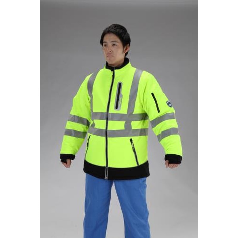 エスコ EA915GD-23[L]防寒ジャケット(蛍光ライム) 1個（ご注文単位1個）【直送品】