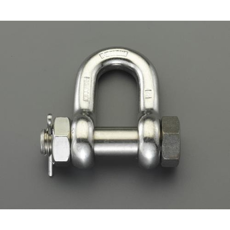 エスコ EA638F-71 450kgシャックル(ステンレス製) 1個（ご注文単位1個）【直送品】