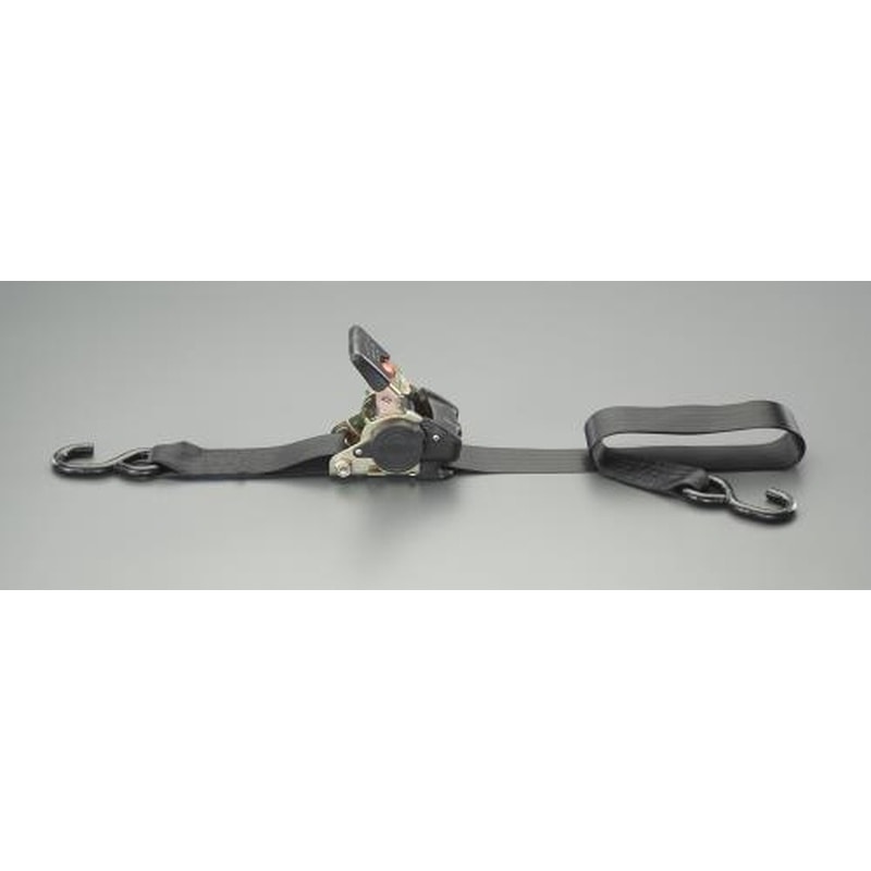 エスコ EA982AA-13 50mmx3.0m/750kgベルト荷締機(自動巻取式) 1個（ご注文単位1個）【直送品】