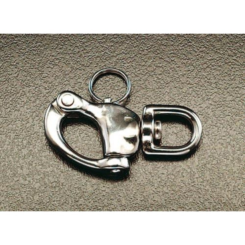 エスコ EA638FM-3 127mmスイベルスナップ(ステンレス製) 1個（ご注文単位1個）【直送品】
