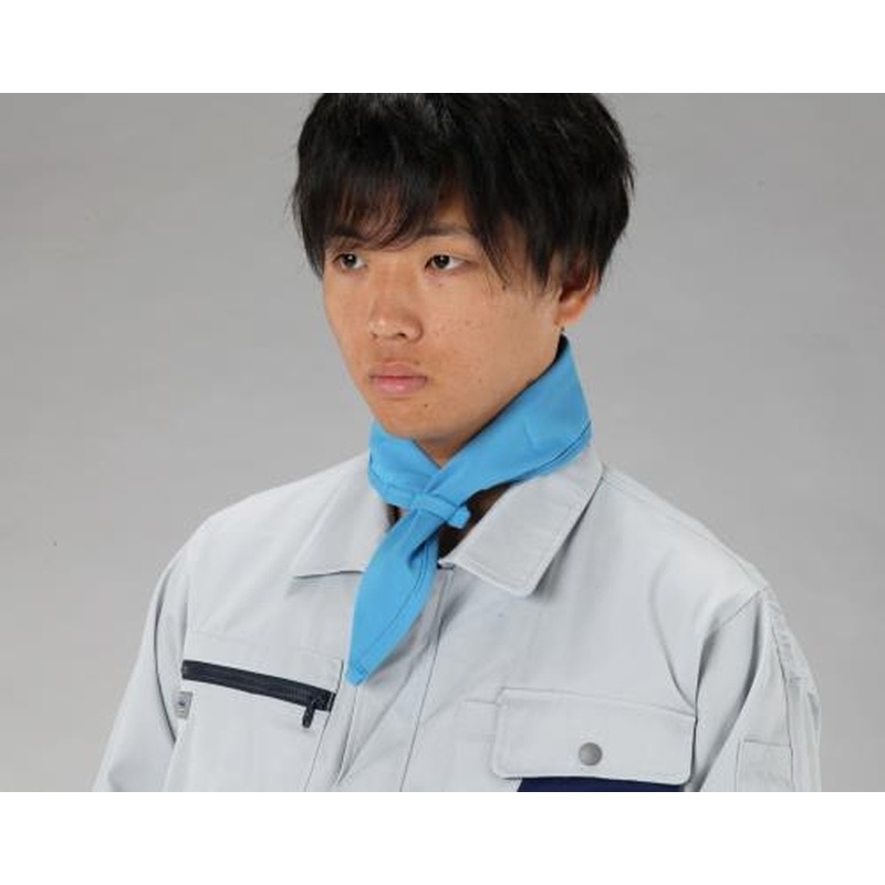 エスコ EA915EM-16 クールネックバンド(ブルー) 1個（ご注文単位1個）【直送品】