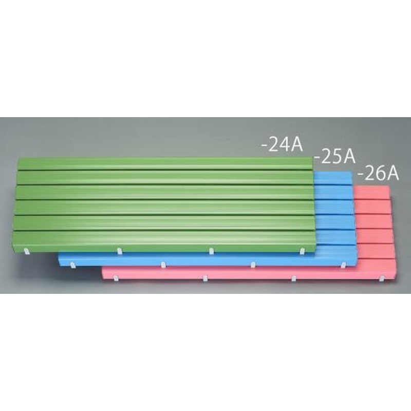 エスコ EA997RJ-24A 600x1200mmすのこ(プラスチック製/グリーン) 1個（ご注文単位1個）【直送品】