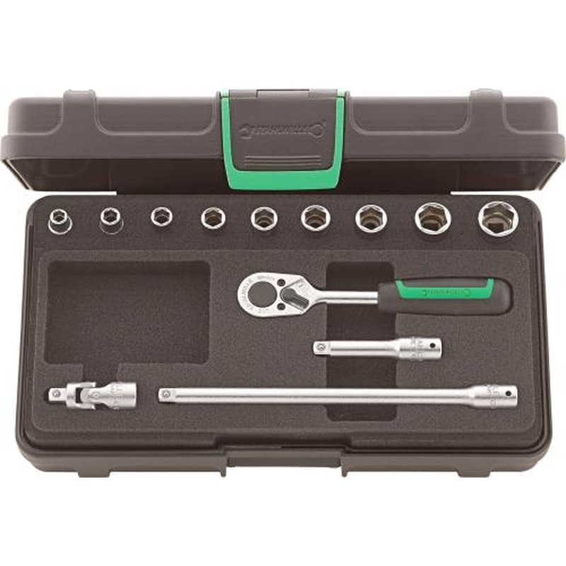 エスコ EA617BC-7A 1/4”DRソケットレンチセット 1個（ご注文単位1個）【直送品】