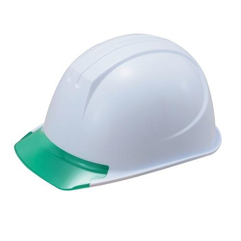 エスコ EA998BB-59 ヘルメット(エアライト・白/グリーン) 1個(ご注文単位1個)【直送品】