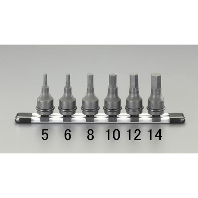 エスコ EA164MH-8 1/2”DRx8mm［INHEX]インパクトビットソケット 1個（ご注文単位1個）【直送品】