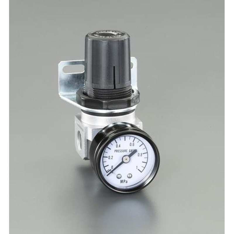 エスコ EA153AB-1A Rc1/4”ミニエアーレギュレーター 1個(ご注文単位1個)【直送品】