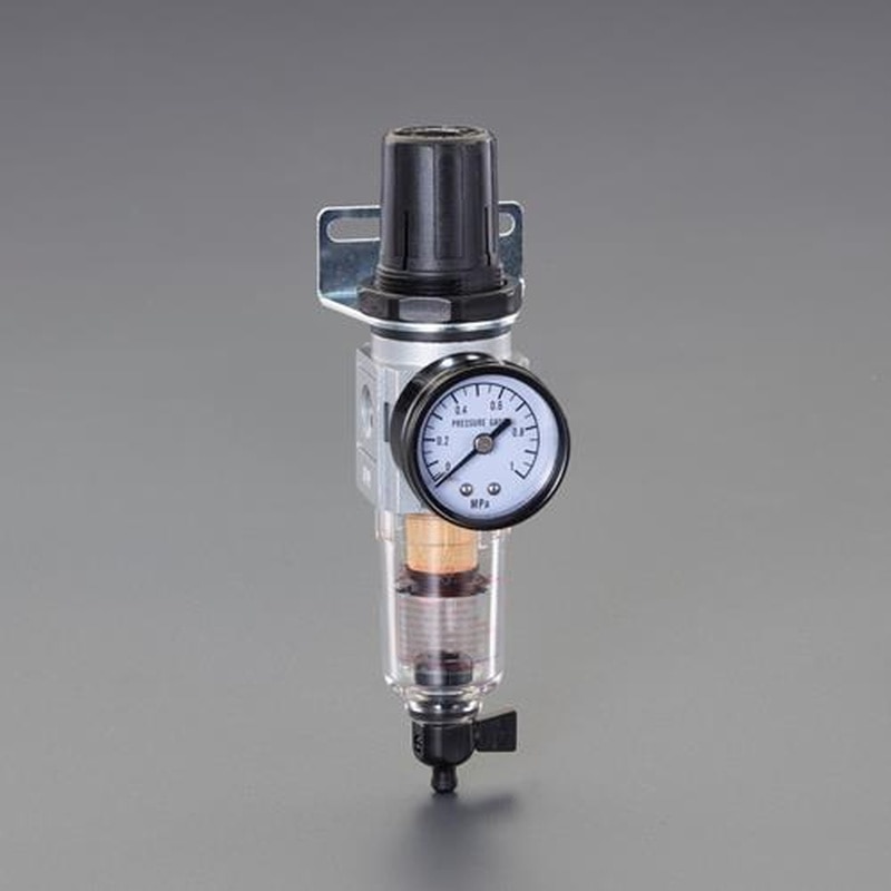 エスコ EA153AB-4A Rc1/4”エアーレギュレーター付フィルター 1個(ご注文単位1個)【直送品】