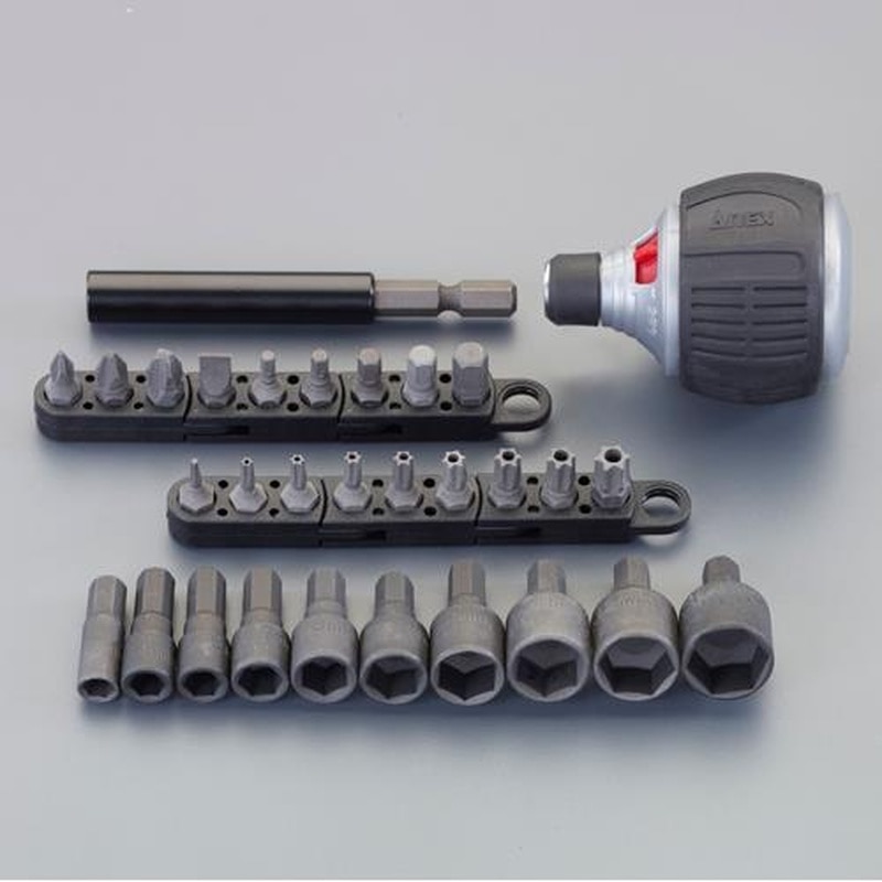 エスコ EA564AK-20 差替式スタビードライバーセット 1個(ご注文単位1個)【直送品】