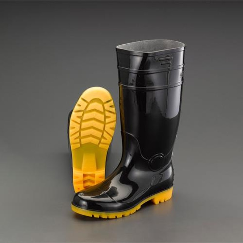 エスコ EA998RB-290 29.0cm安全長靴(耐油底・黒) 1個(ご注文単位1個)【直送品】