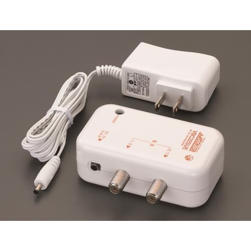 エスコ EA940PB-6A UHF(Vパス)・BS/CS用卓上ブースター 1個(ご注文単位1個)【直送品】