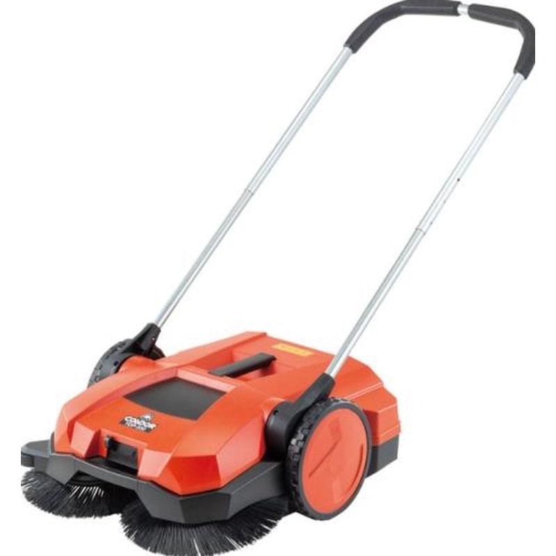 エスコ EA899GR-3A 565x1160x840mm手押しスイーパー 1個（ご注文単位1個）【直送品】