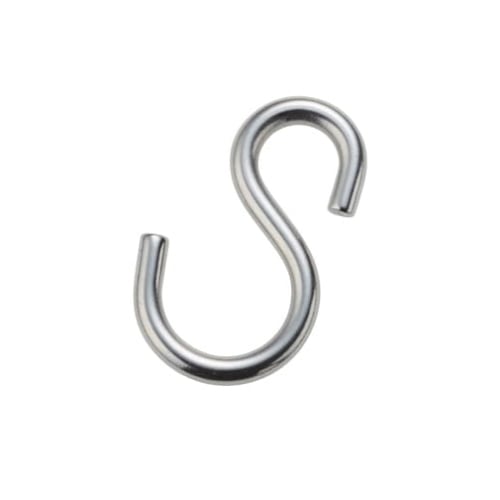 エスコ EA638AC-11 13x1.2mm　Sフック（ステンレス製／10個） 1個（ご注文単位1個）【直送品】