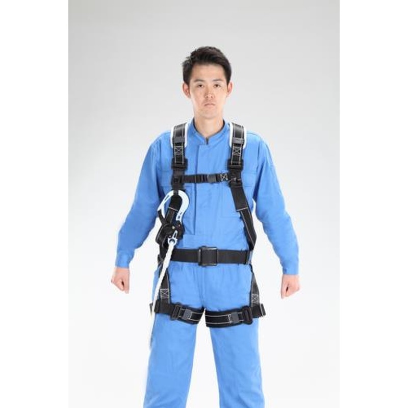 エスコ EA998KA-1 墜落制止用器具(フルハーネス/ロープ式ランヤード付) 1個（ご注文単位1個）【直送品】