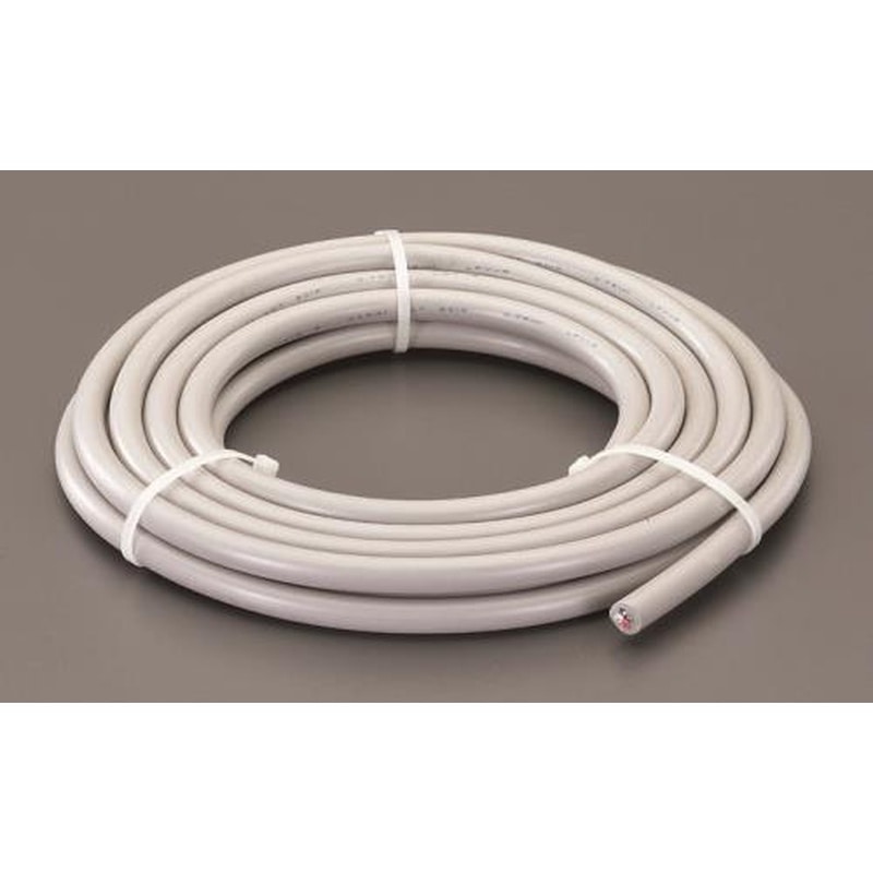 エスコ EA940AG-668 1.25m㎡x20m/4芯ビニールキャブタイヤケーブル 1個（ご注文単位1個）【直送品】