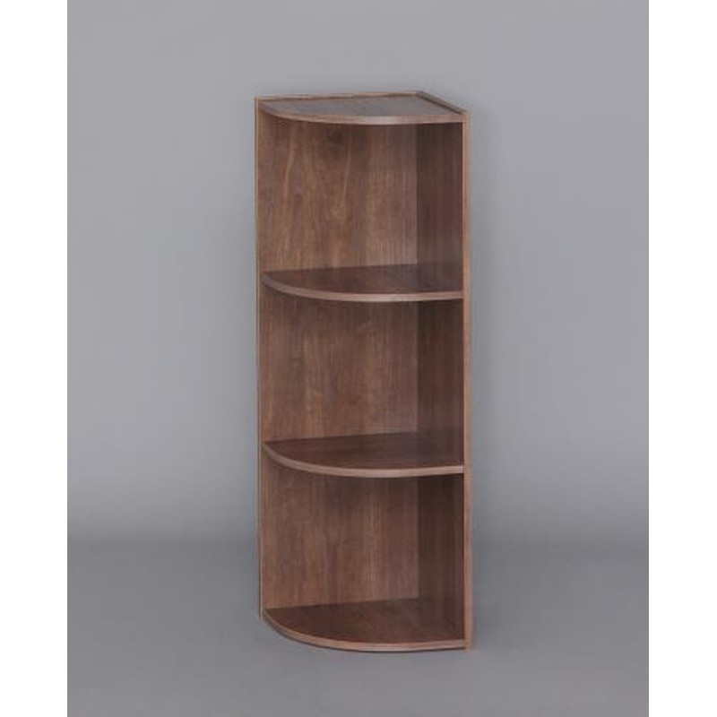 エスコ EA954FB-161A 290x290x879mm収納ラック(コーナー用/ブラウン) 1個（ご注文単位1個）【直送品】