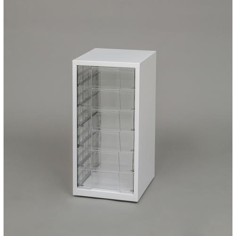 エスコ EA954FB-51A 291x330x605mm/6段キャビネット(トレー型) 1個（ご注文単位1個）【直送品】