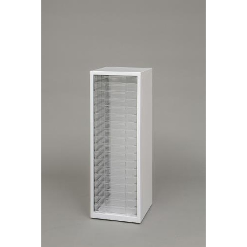 エスコ EA954FB-53A 291x330x874mm/18段キャビネット(トレー型) 1個（ご注文単位1個）【直送品】