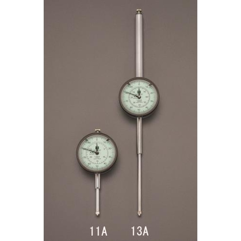 エスコ EA725MA-11A 30mm/0.01/58mmダイアルゲージ(ロングタイプ) 1個(ご注文単位1個)【直送品】