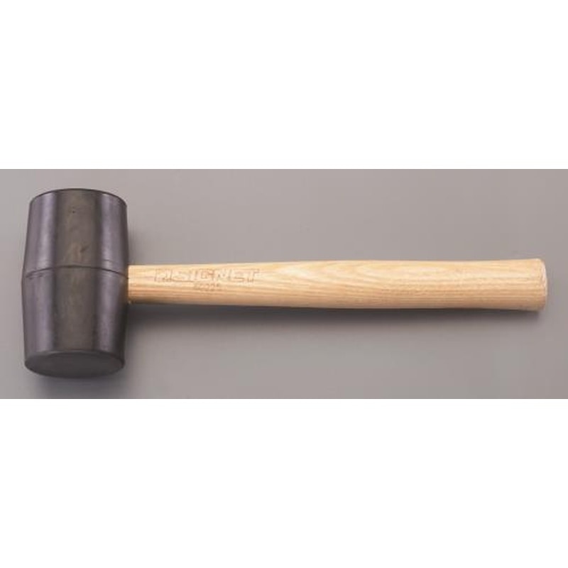 エスコ EA575WB-51A 680g/65x340mmゴムハンマー(黒) 1個(ご注文単位1個)【直送品】